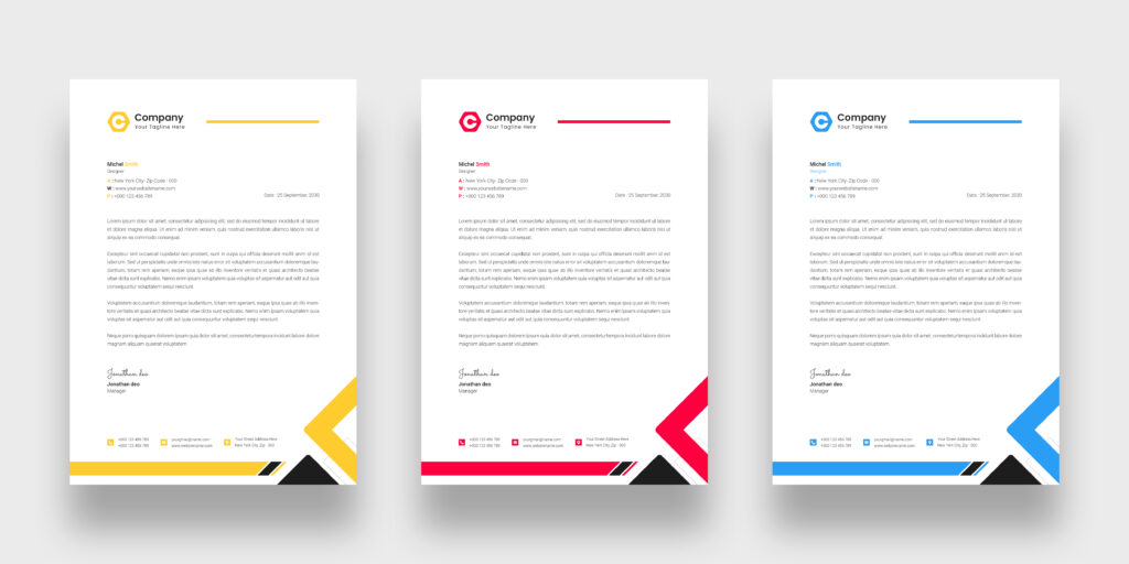 Business document templates